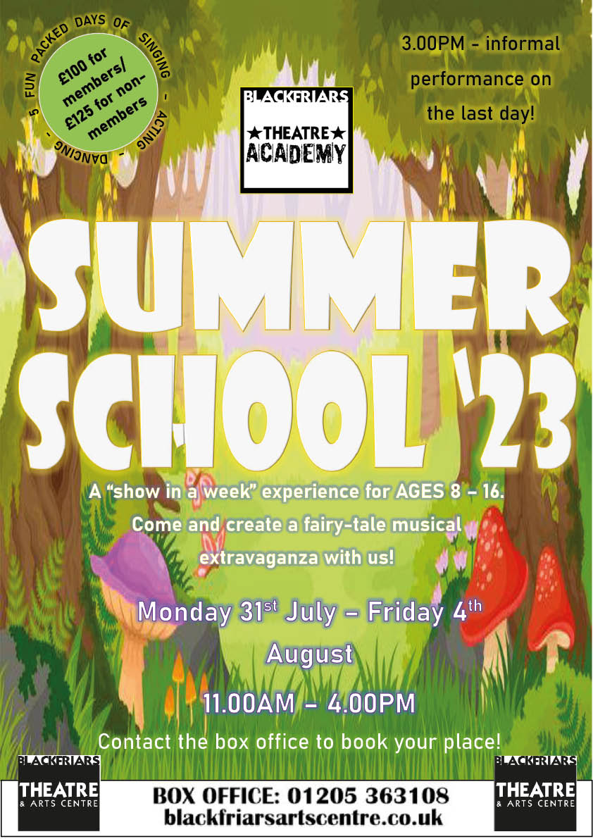 Who's excited for our Blackfriars Theatre Academy Summer School?