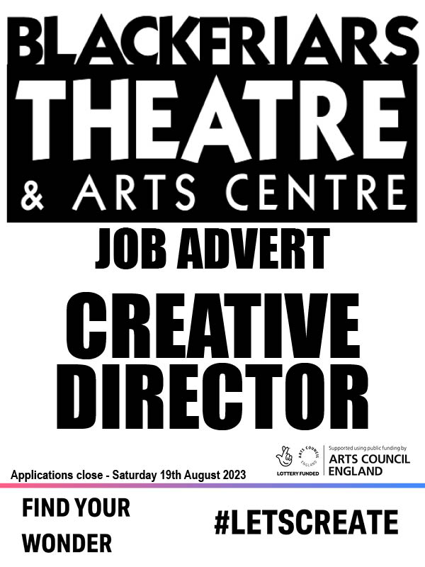 WE NEED YOU! - Creative Director required, apply now!