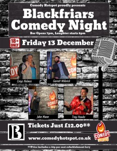 Blackfriars Comedy Night