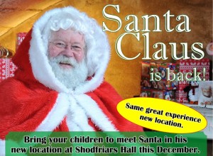 Santa Claus is coming to Shodfriars Hall