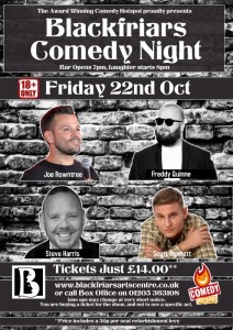 Blackfriars Comedy Night - Oct 2021