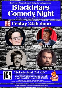 Blackfriars Comedy Night - June 2022