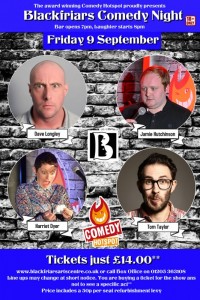 Blackfriars Comedy Night - Sept 2022