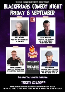 Blackfriars Comedy Night - September 2023