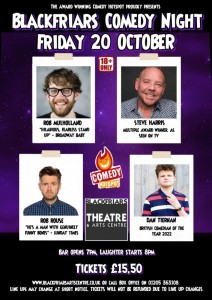 Blackfriars Comedy Night - October 2023