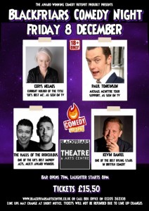 Blackfriars Comedy Night - December 2023