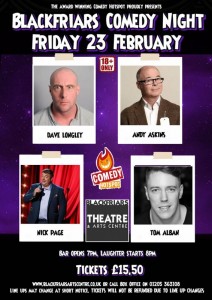 Blackfriars Comedy Night - February 2024