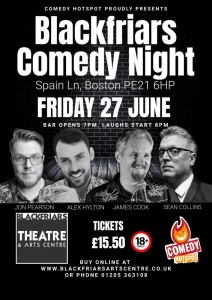 Blackfriars Comedy Night - June 2025